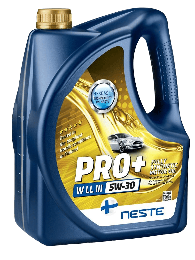 Моторное масло NESTE PRO+ W LL III 5W-30, 4л